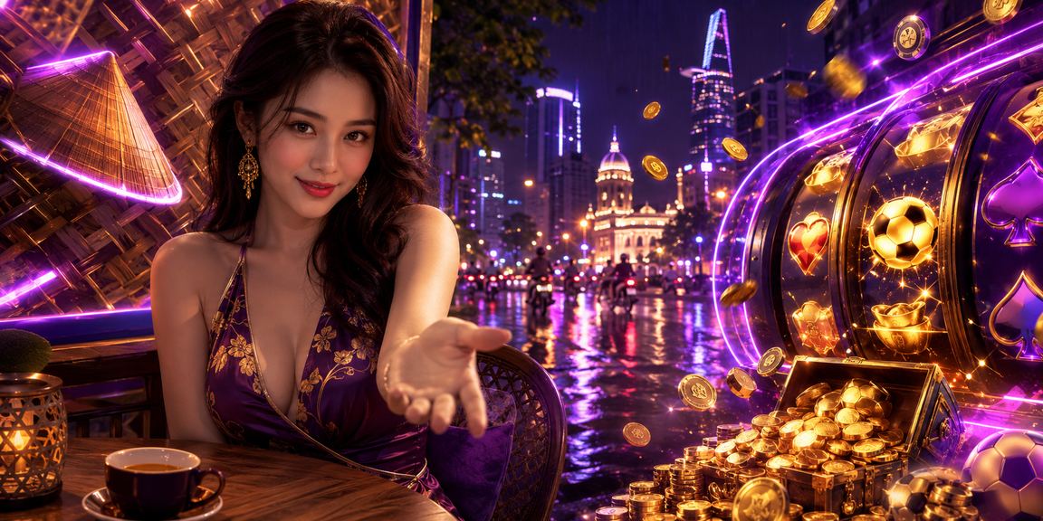 Người chơi thưởng thức trò chơi slots trên nền biển tại TP Hồ Chí Minh