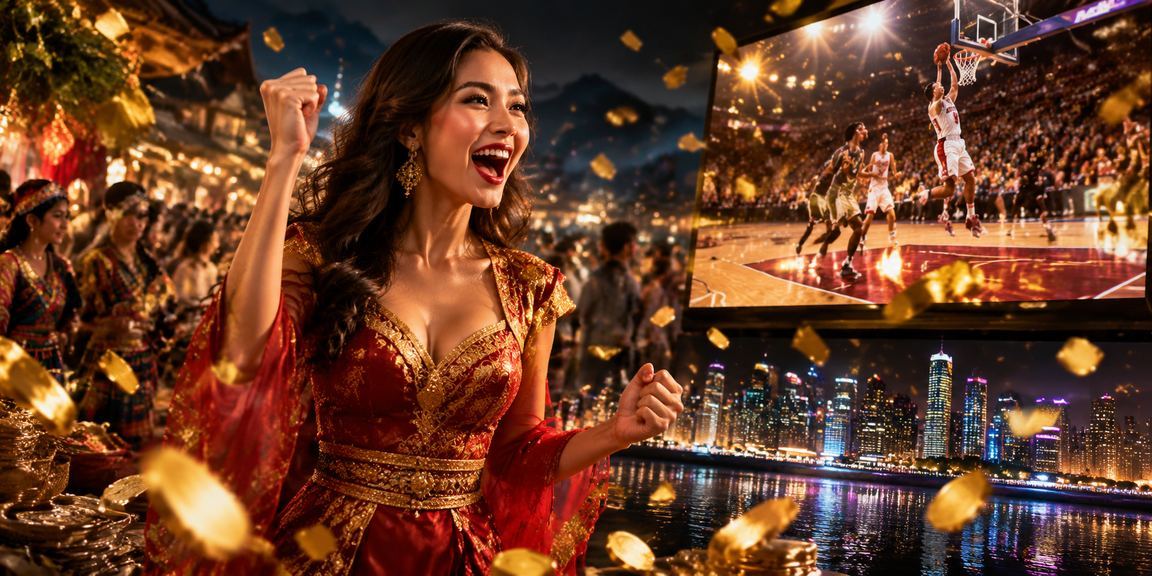 Người dùng tại Sa Pa theo dõi bóng rổ và đặt cược trực tuyến trong khung cảnh lễ hội núi rừng